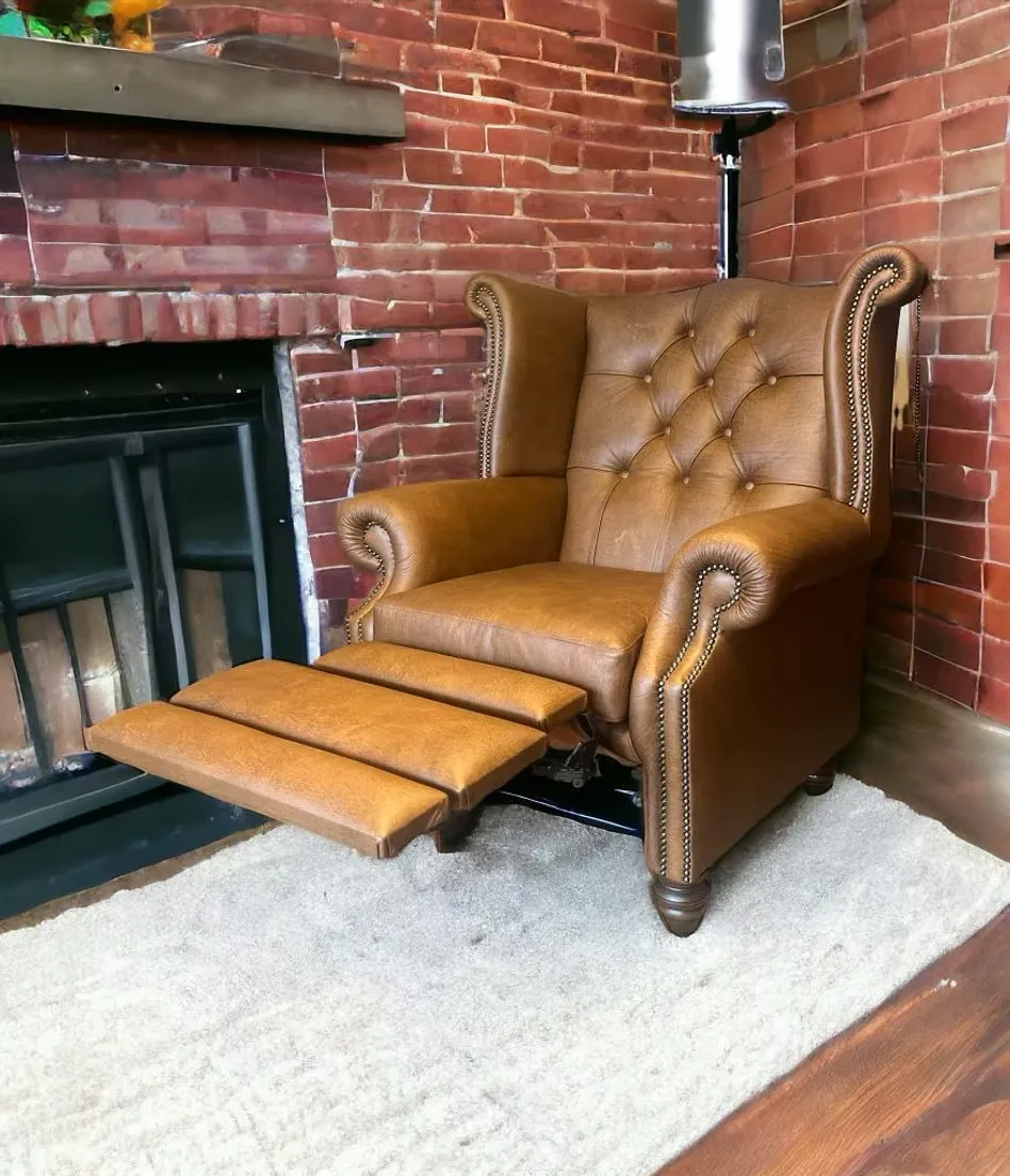 Windsor Chair with Footrest - Image 3