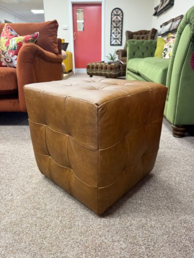 Austen Bourbon Leather Cube